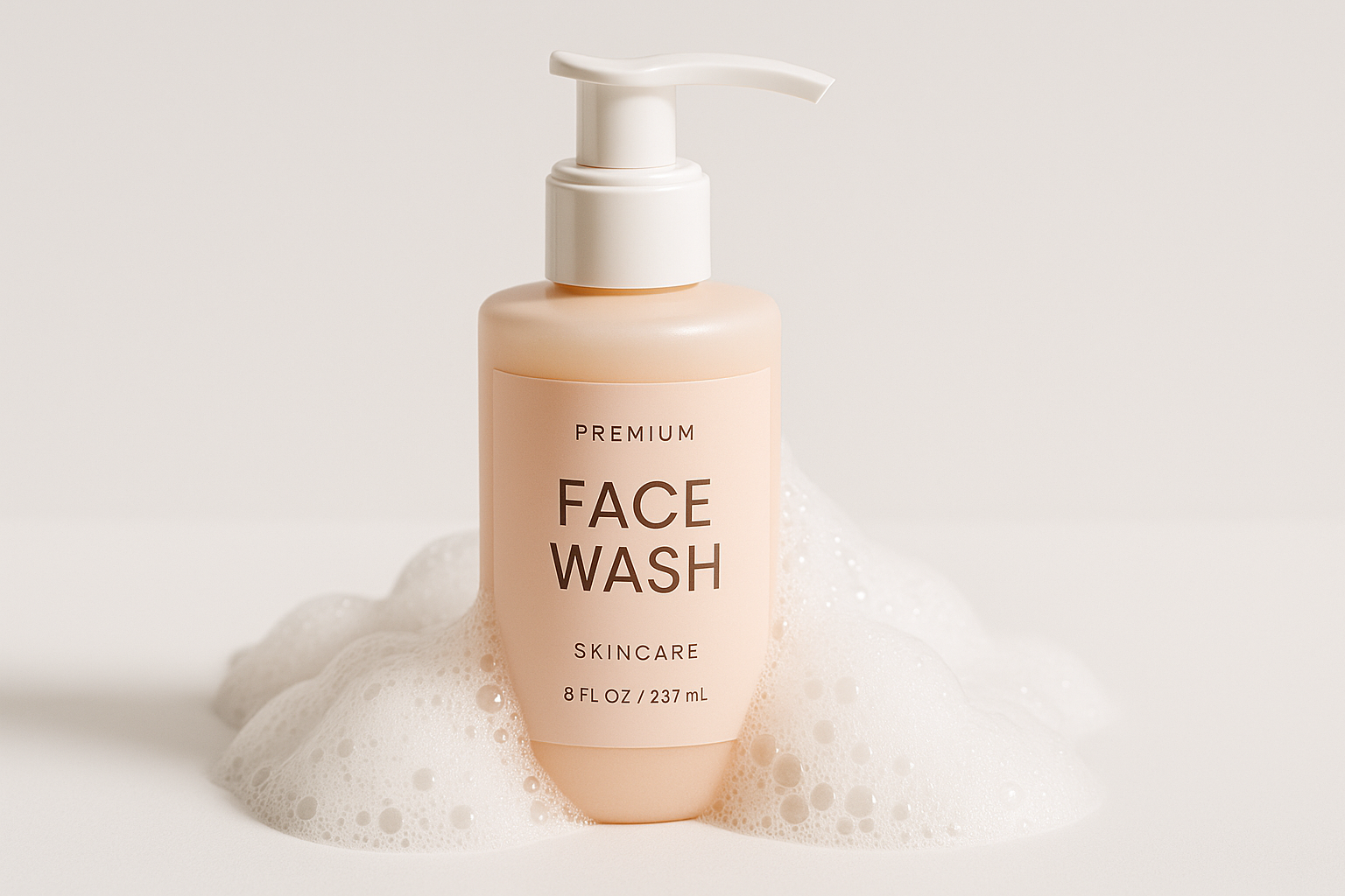 skincare product face wash
